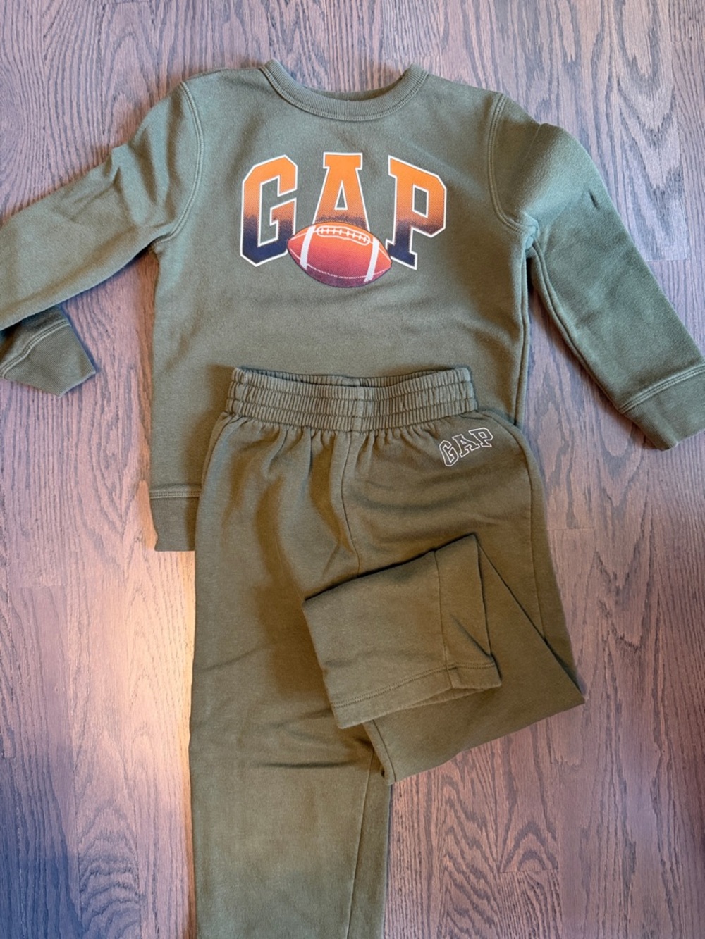 GAP Olive Green Kids Joggers - Pull-On Sweatpants